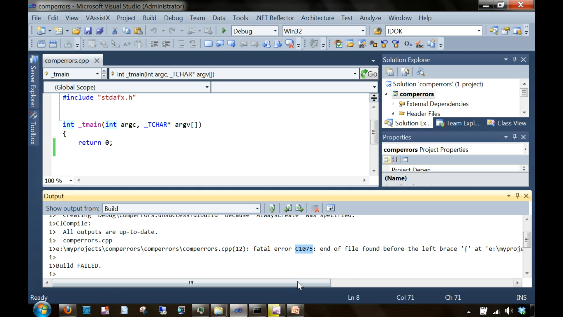 Above fig4-18 shows the error we got.