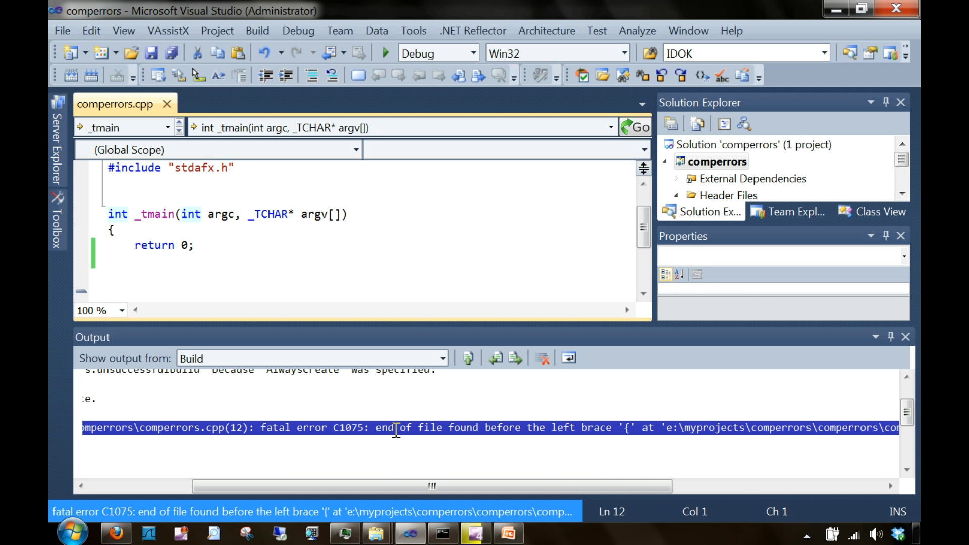 Above fig4-19 shows double clicking on the error and an arrow appearing at line 12.