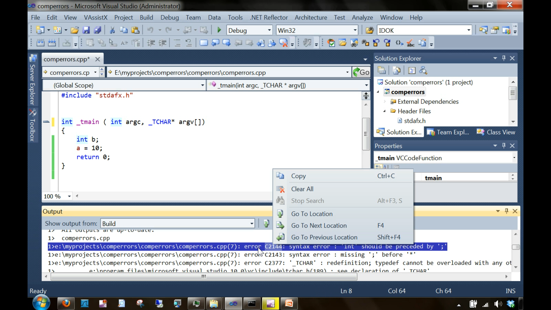Above fig4-34 shows copying an error code.