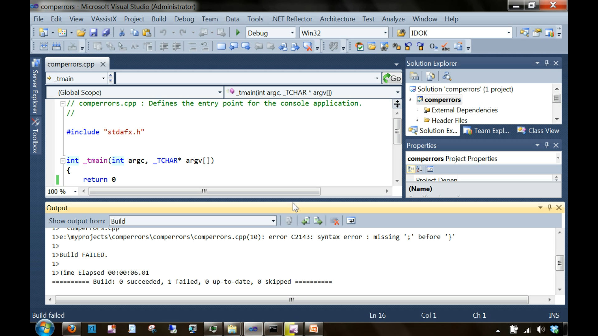 In the above fig4-6, the box at the bottom of the screen is the 'Output Window'.